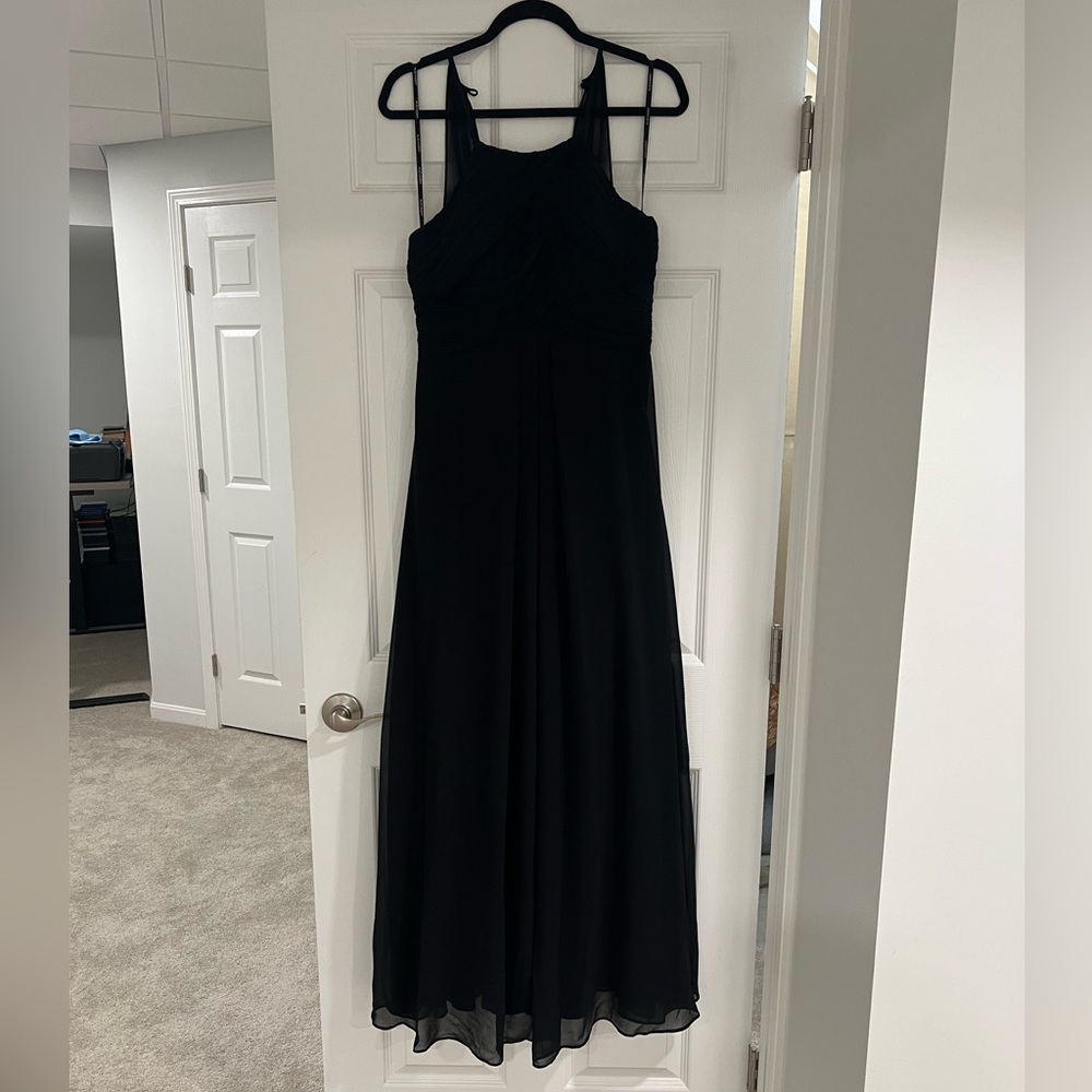 Black formal maxi dress
